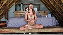 i love yoga tantra with mexican sex teacher roxy fox in bath for better banging