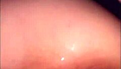 Latina babe squirts hard in doggy orgasm creampie explosion!