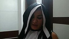 nun bianca confesses sins sucking brazilian latina ass pussy on padre fava's big cock mic