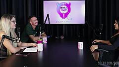 Val Mineirinha and Bruna Carlos heat up Bora Cast in sheer red lingerie clips