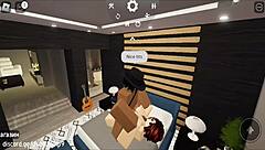 She dances in club then gets picked up for bent over doggystyle creampie riding in roblox condo