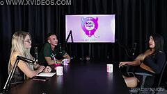 Val Mineirinha and Bruna Carlos heat up Bora Cast in sheer red lingerie clips