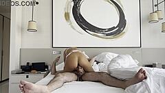 monika fox's quick afternoon fuck hides her tanned milf secrets with fake tits and rough shaved pussy pounding