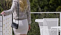 therapist milf seduces blonde patient with dildo toys in steamy solo roleplay 😈💦