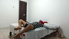 dude this small ugly cock barely fits that inflatable toy right?