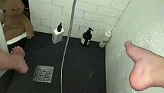 arab teen escort with perfect curvy body fingers tight pussy in luxury shower los angeles