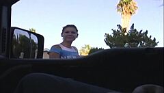 christine rides dick hard in threesome, anal fingering and deepthroat with big tits milf