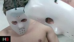 Beautiful Blonde Takes Three Cocks in Outdoor Gangbang