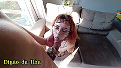 Oiled Latina Wife's Big Ass Shakes on Muscular Cock Doggystyle POV