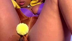 Lopunny Cosplay Ebony Squirts Everywhere During Intense Missionary Pounding