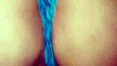 Hey, check out this amateur teen in lingerie giving a sloppy blowjob and massive cumshot