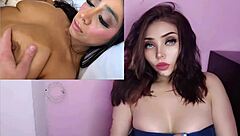 waking violet myers leads to horny big tits creampie pov