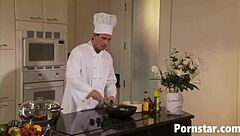 haley paige gets wild in the kitchen