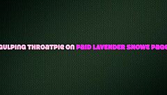 Petite Bimbo's Lipstick Lips Slobber Huge Cock Balls-Deep for Rough Throatpie