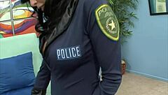 A SEXY LACEY CRUZ IN UNIFORM FUCKED REALLY HARD BY MONSTER COCK