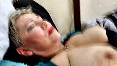 aimee the hot milf housewife fingers her juicy shaved pussy wildly