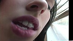 this gorgeous teen slut's telling you exactly how to jerk off to her dirty talk.