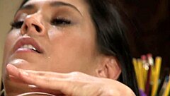 Mature cougar milf rips clothes for wet pussy licking cunilingus orgasm and girl on girl muff diving