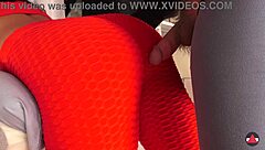 filipina massages with creampie dripping from yoga leggings pussy closeup