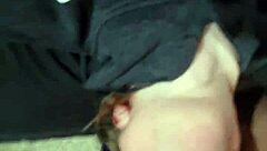 he pumps huge creampie deep into wife's dripping big pussy lips