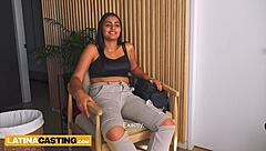 nerdy glasses latina teen sets casting ablaze with hardcore blowjob fuck?