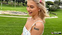 emma rosie’s shaved teen pussy gets pounded hard pov with cumshot 😈💦