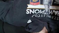 he pumps huge creampie deep into wife's dripping big pussy lips