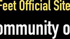 Freckled ginger Alex Tanner footjobs perverted Philly John with huge clit pussy