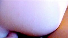 POV stepdaughter screams as banana and cucumber fuck her slut holes part 3