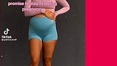 Erotic Tummy Exercises Tease Panties and Belly Curves Intensely