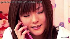 Petite Japanese stepsis caught stroking seduces for first blowjob ever