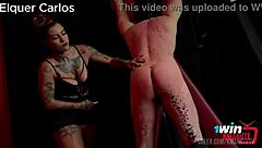 i whip my fat ass slave into total submission with leather dominance