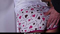 aaliyah love cries wildly as intruder pounds her tight cunt hard