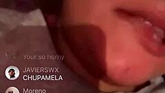 gordinha masturbates live on badoo webcam show