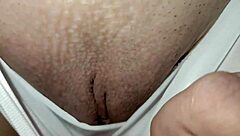 Skinny Brazilian Milf Wife's Tight Juicy Pussy Creampied Deep Inside Moaning