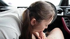 cab driver catches masturbating babe and pounds her pussy rough pov