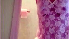 Bound French Maid Slave Endures Dildo Torment and Spanks in Public