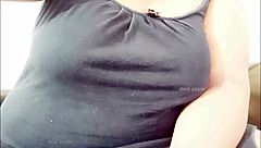 Horny indian babe flaunts her massive tits seductively on cam