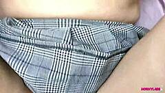 peruvian teen's shaved pussy gets surprised bumble fuck in my apartment