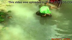 Ebony wife sneaks creampie from pastor at baptism 😏💦 full scene