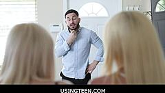 Teen stepsisters nikki sweet and sabrina snow freeuse anytime for husband peter green