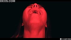 Tattooed dominatrix rips clothes off redhead turning her into obedient lesbian vampire sex slave?