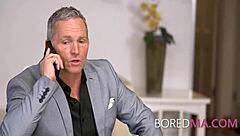 these two guys free use this milf pussy like total sluts