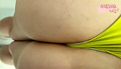 pervy bf made me pick up laundry for wedgie slap cum on ass 🍑💦