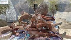 what if family vacation rips clothes off teen with daddy and uncle?