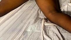 Ebon teen babe bent over pounded hardcore by monster BBC doggystyle missionary quickie