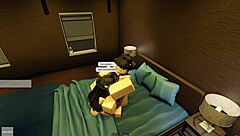 Hey I'm just casually banging this cute chick in Roblox with the group fun going on
