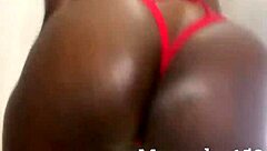 damn this big black cock stretches my wet pussy so good while i shake my fat ebony ass 🍑💦