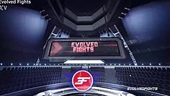 daisy ducati battles aj fresh in nude wrestling with fingering and face sitting