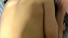 timid latina bends over takes big cock cowgirl cumshot pov mercilessly